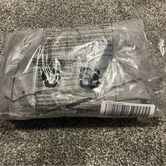 NWOT Zuda Heather Grey Z-Knit Surplice Layering Top - Picture 10 of 11